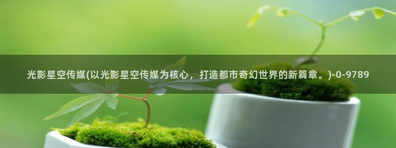 星空传媒lsb：光影星空传媒(以光影星空传媒为核心，打造都市奇幻世界的新篇章。)