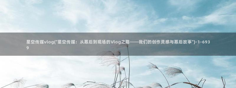星空传媒小甜心：星空传媒vlog(\
